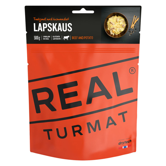 Real Turmat Beef and Potato i gruppen Outdoor / Friluftsmat / Frystorkad Mat hos Fishline (DT6002)