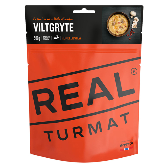 Real Turmat Reindeer Stew i gruppen Outdoor / Friluftsmat / Frystorkad Mat hos Fishline (DT6007)