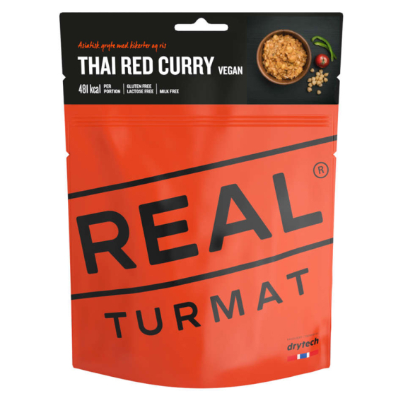 Real Turmat Thai Red Curry i gruppen Outdoor / Friluftsmat / Frystorkad Mat hos Fishline (DT6016)