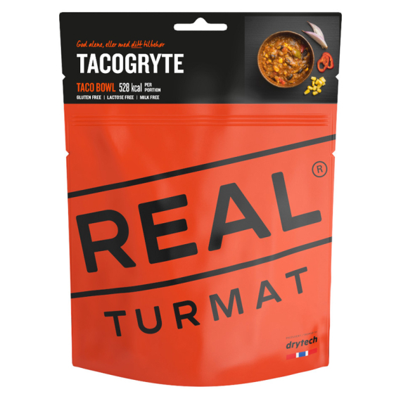 Real Turmat Taco Bowl i gruppen Outdoor / Friluftsmat / Frystorkad Mat hos Fishline (DT6018)