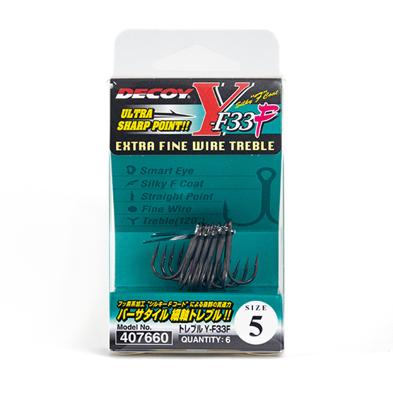Decoy Treble Y-F33F i gruppen Krok & Småplock / Krok hos Fishline (DTYF33F10r)