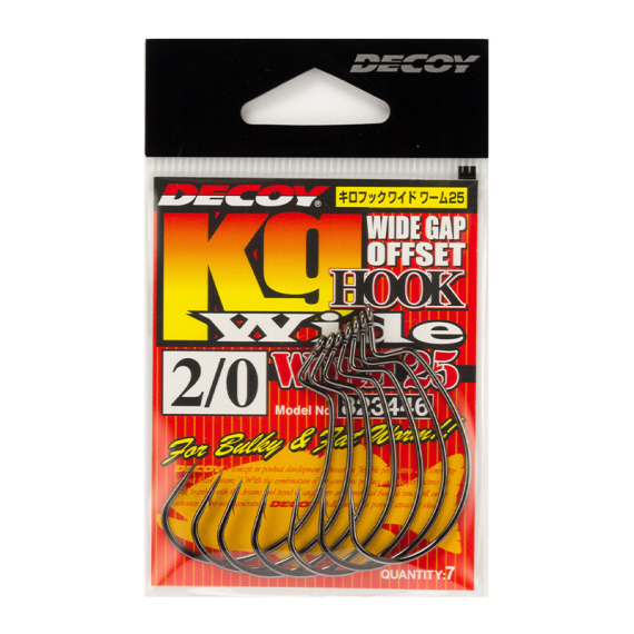 Decoy Worm 25kg Hook Wide (7st) i gruppen Krok & Småplock / Krok / Offsetkrok hos Fishline (DW25W20r)