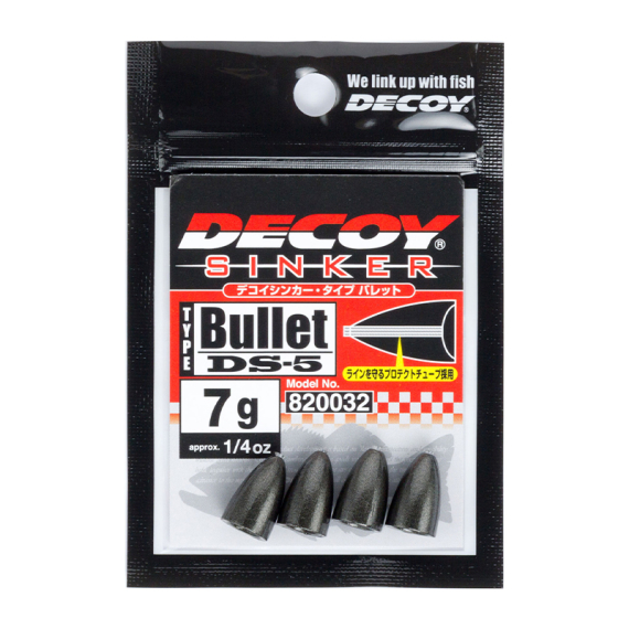 Decoy DS-5 Sinker Type Bullet i gruppen Krok & Småplock / Sänken & Vikter / Bullet Weights hos Fishline (DY-DS6TBr)