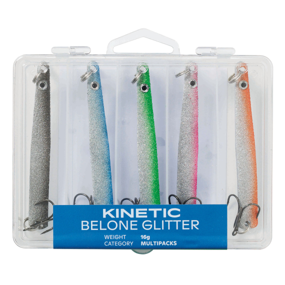 Kinetic Belone Glitter 20g (5-pack) i gruppen Fiskedrag / Havsöringsdrag & Kustwobblers / Havsöringsdrag hos Fishline (E130-010-163)