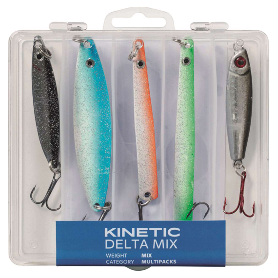 Kinetic Delta Mix 5-pack i gruppen Fiskedrag / Betespaket / Betespaket Ädelfisk & Putntake hos Fishline (E148-023-163)