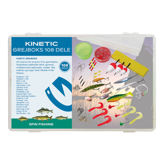 Kinetic Startset 108pcs i gruppen Fiskedrag / Betespaket / Betespaket Abborre hos Fishline (E221-055-275)