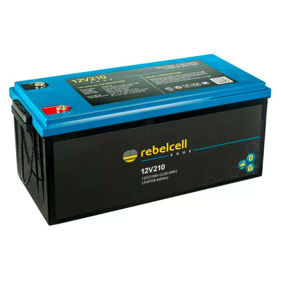 Rebelcell 12V210 Edge LiFePO4 (2,69 kWh i gruppen Marinelektronik & Båt / Marinbatterier & Laddare / Marinbatterier / Litiumbatterier hos Fishline (EDGE12V210)