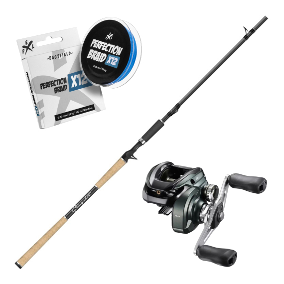 Eastfield Slingshot V2 Casting Combo 7\'9\'\' 40-110g V2 i gruppen Fiskeset / Spinnfiskeset / Spinnfiskeset Gädda hos Fishline (EFLSLINGSHOTCOMBO)
