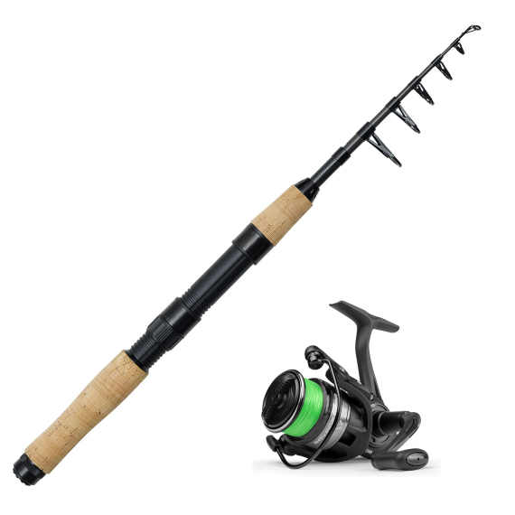 Kinetic Enforcer CL SG2 Pitch Black i gruppen Fiskeset / Teleskopset & Reseset hos Fishline (ENFORCERPITCHBLACKV2)