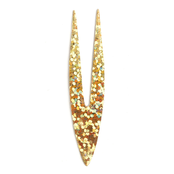 Double Tails M - Holo Gold i gruppen Krok & Småplock / Flugbindning / Flugbindningsmaterial / Tailar & Svansar hos Fishline (F-DT5203)