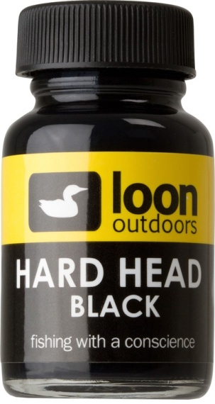 Loon Hard Head Black i gruppen Fiskemetoder / Flugfiske / Flugbindning / Flugbindningsmaterial / Kemikalier hos Fishline (F0089)