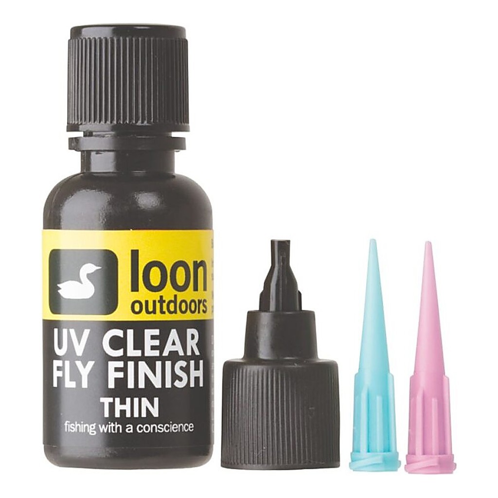Loon UV Clear Fly Finish - Thin (1/2 oz.) i gruppen Verktyg & Tillbehör / Superlim & Epoxy / UV-lim hos Fishline (F0099)