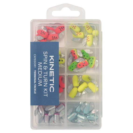Kinetic Spin&Turn Kit L 40Pcs i gruppen Fiskedrag / Trollingbeten & Trollingskedar / Långedrag hos Fishline (F188-L-276)