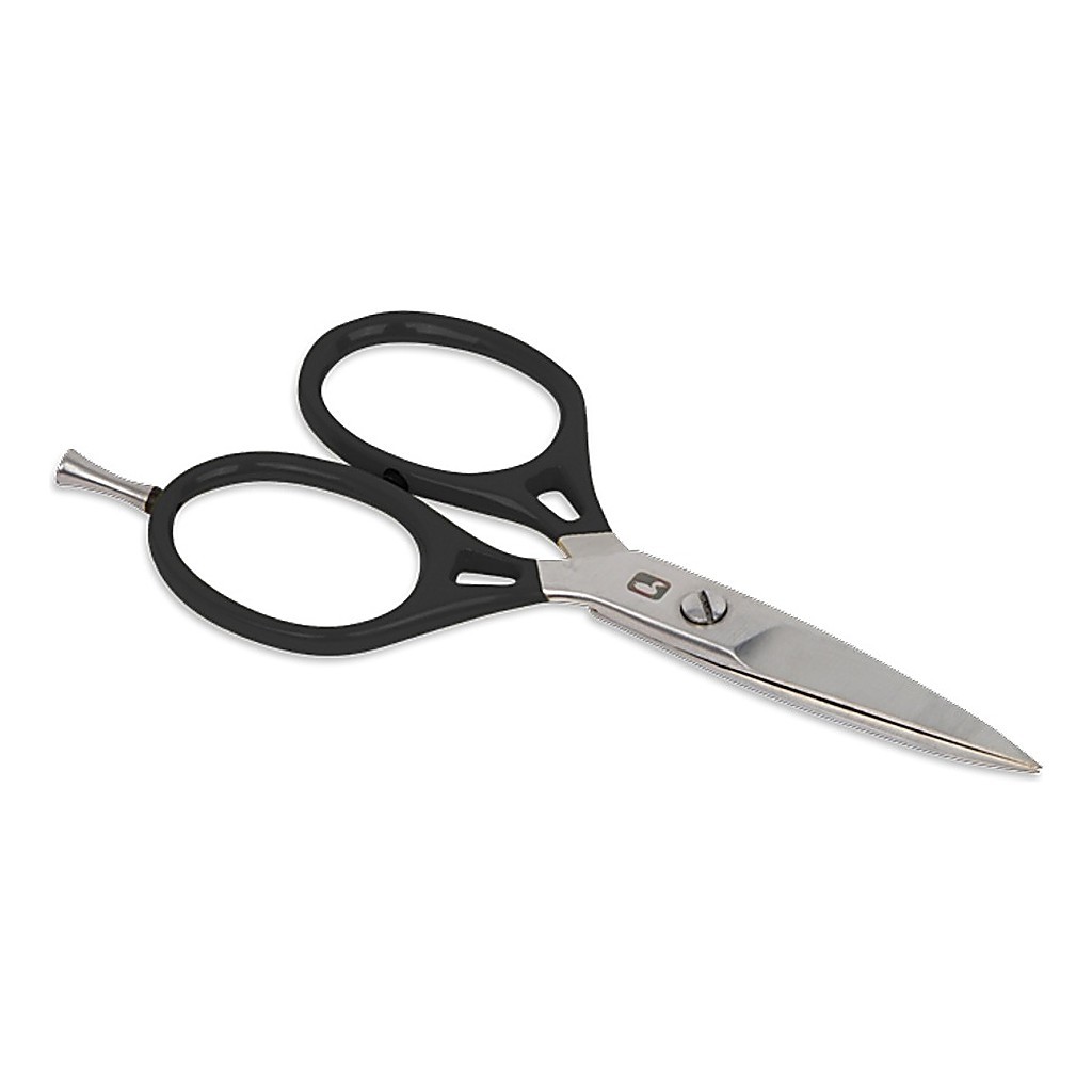 Loon Ergo Prime Scissors 5\'\' w/ Precision Peg - Black i gruppen Verktyg & Tillbehör / Tänger & Saxar / Linklippare & Saxar hos Fishline (F1956)