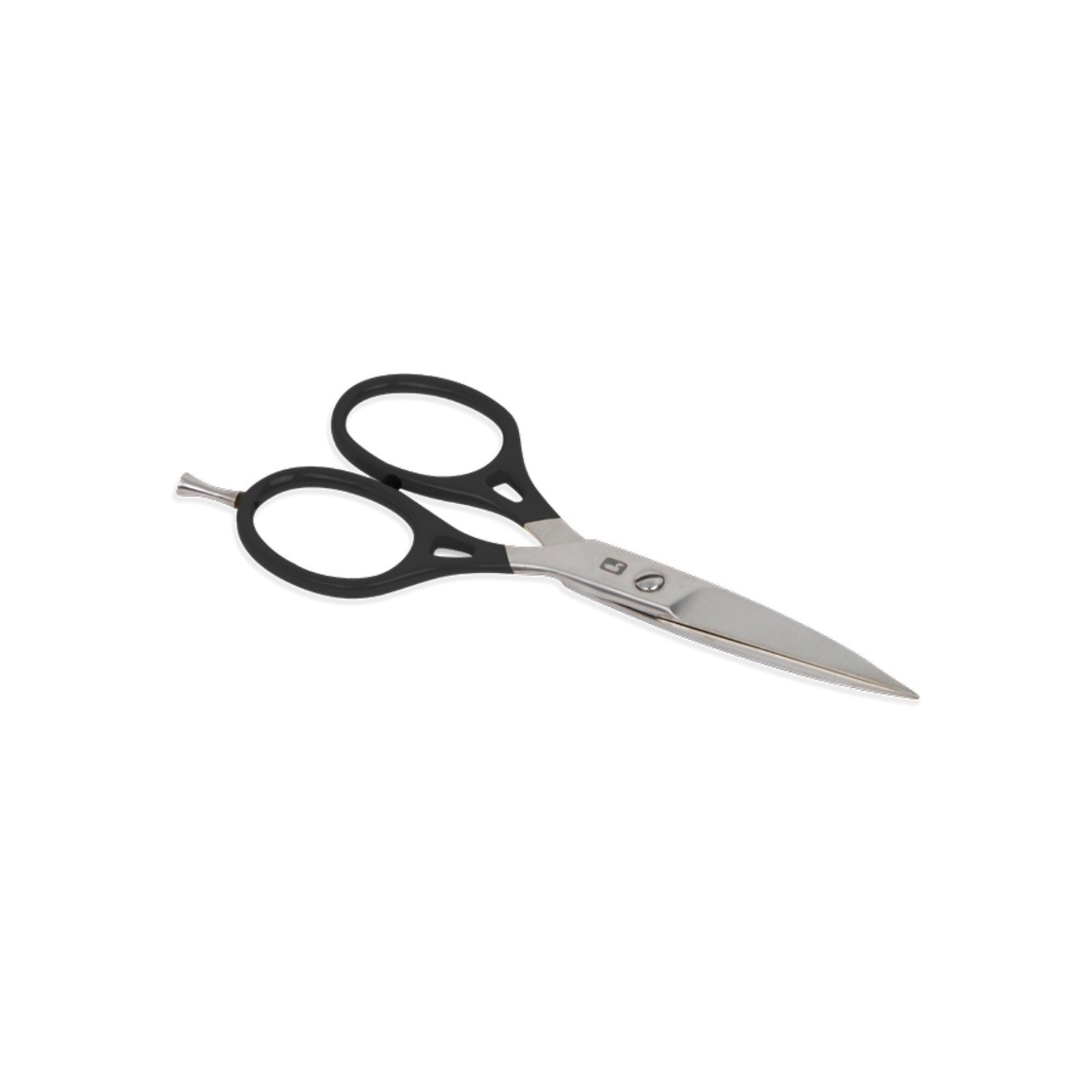 Loon Ergo Prime Scissors 6\'\' w/ Precision Peg - Black i gruppen Verktyg & Tillbehör / Tänger & Saxar / Linklippare & Saxar hos Fishline (F1957)