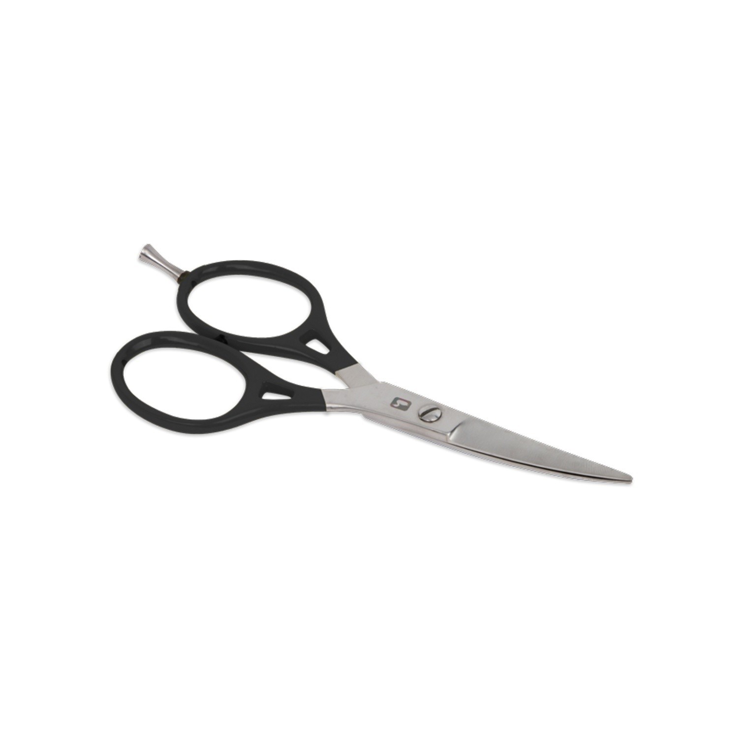 Loon Ergo Prime Curved Shears w/ Precision Peg - Black i gruppen Verktyg & Tillbehör / Tänger & Saxar / Linklippare & Saxar hos Fishline (F1958)