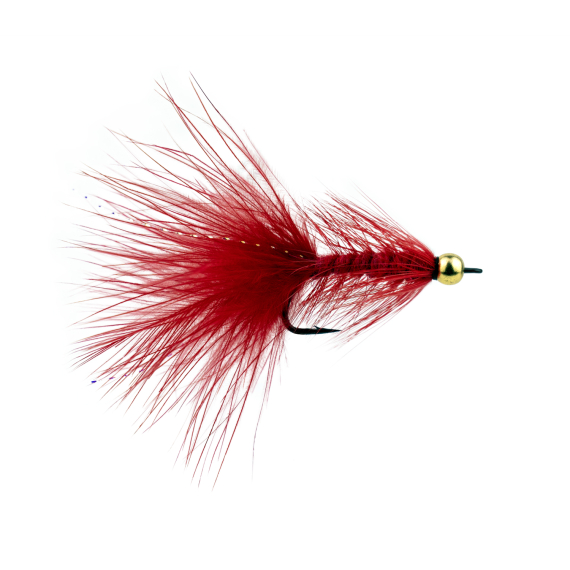 Wolly Bugger BH Red # 6 i gruppen Fiskedrag / Flugor / Streamers hos Fishline (F30-1055-6)