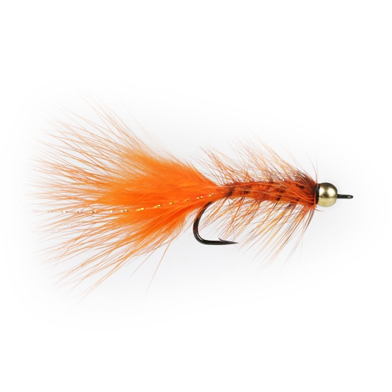 Wolly Bugger BH Orange # 6 i gruppen Fiskedrag / Flugor / Streamers hos Fishline (F30-1056-6)