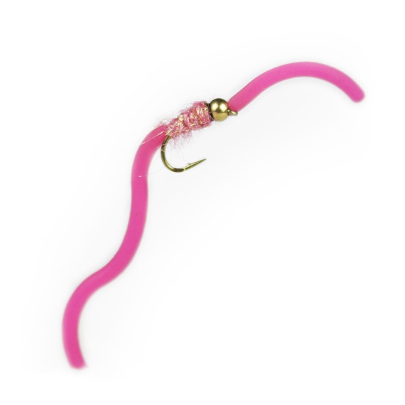 Squirmy Worm Hot Pink BH # 12 i gruppen Fiskedrag / Flugor / Nympher hos Fishline (F30-1060-12)
