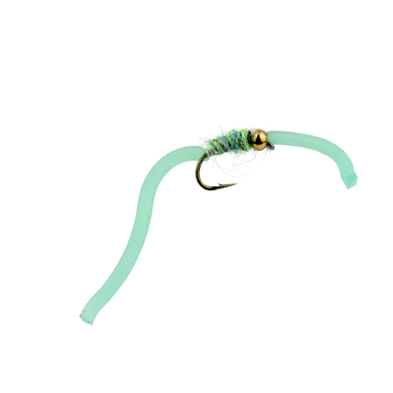 Squirmy Worm Glow BH # 12 i gruppen Fiskedrag / Flugor / Nymfer hos Fishline (F30-1061-12)