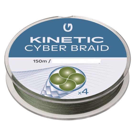 Kinetic 4 Braid 150m Dusty Green i gruppen Fiskelinor / Flätlinor & Superlinor hos Fishline (F503-024-098r)