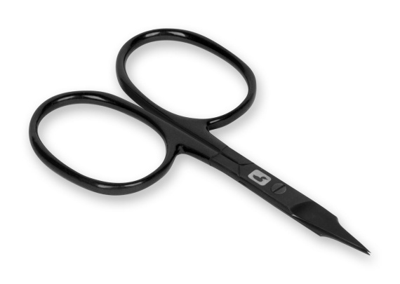 Loon Ergo Precision Tip Scissors - Black i gruppen Verktyg & Tillbehör / Tänger & Saxar / Linklippare & Saxar hos Fishline (F6107)