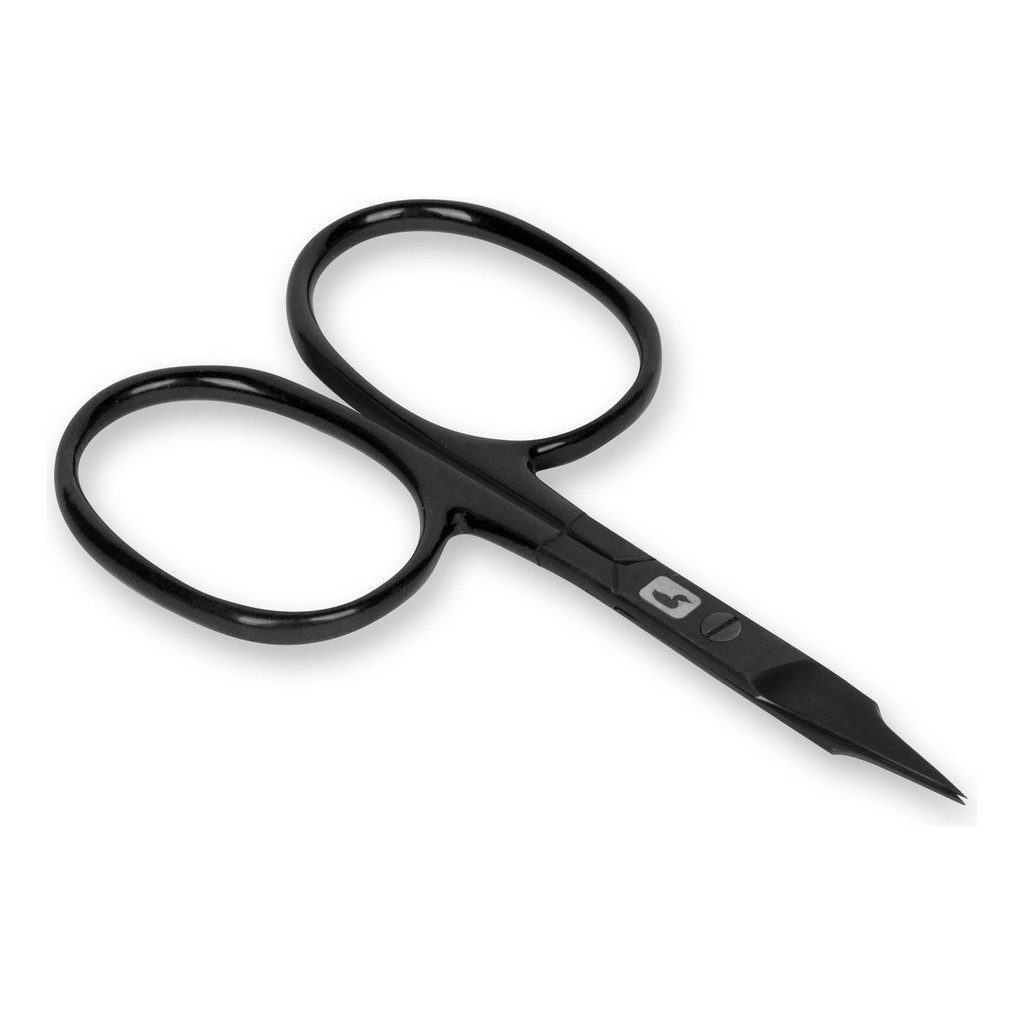 Loon Ergo Precision Tip Scissors - Black i gruppen Verktyg & Tillbehör / Tänger & Saxar / Linklippare & Saxar hos Fishline (F6107)