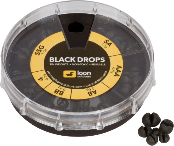 Loon Black/Camo Drop 6 Division Black Drop i gruppen Krok & Småplock / Sänken & Vikter / Blyhagel & Split Shots hos Fishline (F7130)