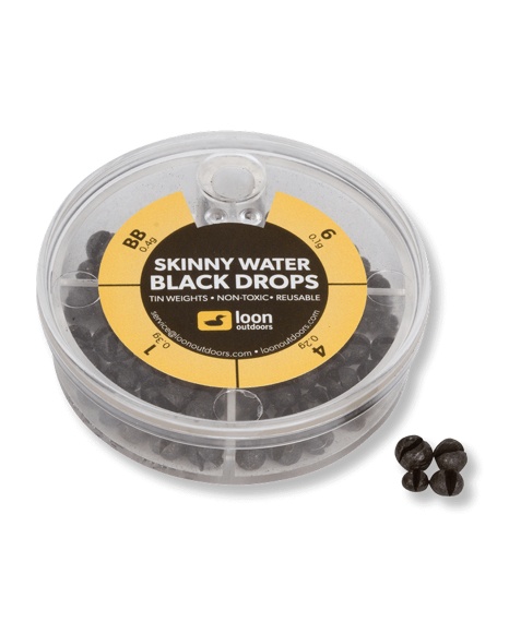 Loon Black Drop - 4 Division - Black Skinny Water i gruppen Krok & Småplock / Sänken & Vikter / Blyhagel & Split Shots hos Fishline (F7133)