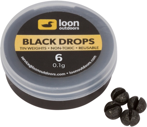 Loon Black Drop - Refill Tub i gruppen Krok & Småplock / Sänken & Vikter / Blyhagel & Split Shots hos Fishline (F7154r)
