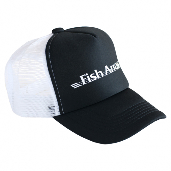 Fish Arrow Mesh Cap Black i gruppen Kläder & Skor / Kepsar & Huvudbonader / Kepsar / Truckerkepsar hos Fishline (FA-4562178067804)