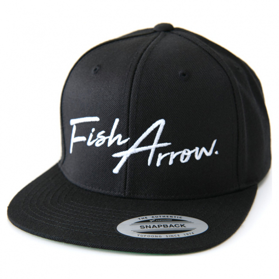 Fish Arrow FA Flat Cap Black i gruppen Kläder & Skor / Kepsar & Huvudbonader / Kepsar / Snapbackkepsar hos Fishline (FA-4573251345405)