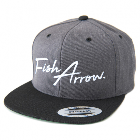 Fish Arrow Flat Cap Dark Hether Grey i gruppen Kläder & Skor / Kepsar & Huvudbonader / Kepsar / Snapbackkepsar hos Fishline (FA-4573251345436)