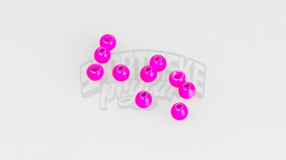 Brass beads 4.0mm - Fluo Pink i gruppen Krok & Småplock / Flugbindning / Flugbindningsmaterial / Förtyngning hos Fishline (FD-C1202)