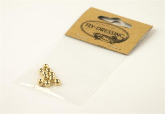 Bauer Pike Beads 0,6g - Gold i gruppen Krok & Småplock / Flugbindning / Flugbindningsmaterial / Shanks & Pärlor hos Fishline (FD-C5000)