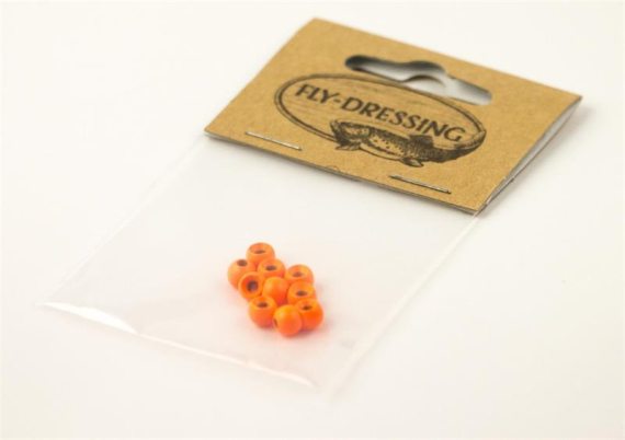 Bauer Pike Beads 0,6g - Fluo Orange i gruppen Krok & Småplock / Flugbindning / Flugbindningsmaterial / Shanks & Pärlor hos Fishline (FD-C5004)