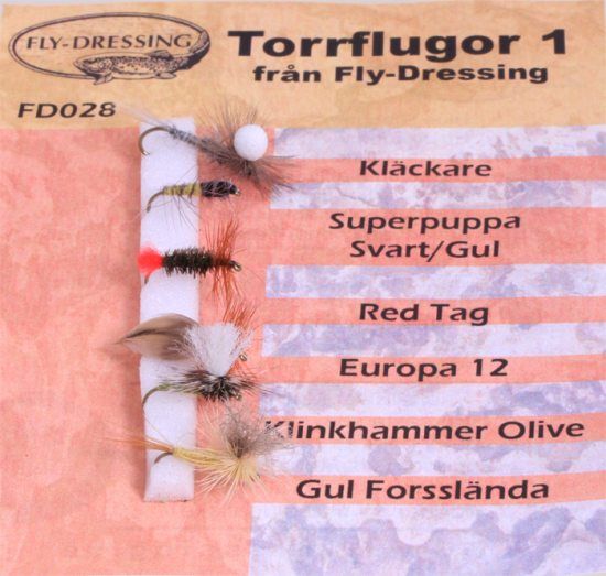 Torrflugor 1 i gruppen Fiskedrag / Flugor / Torrflugor hos Fishline (FD028)