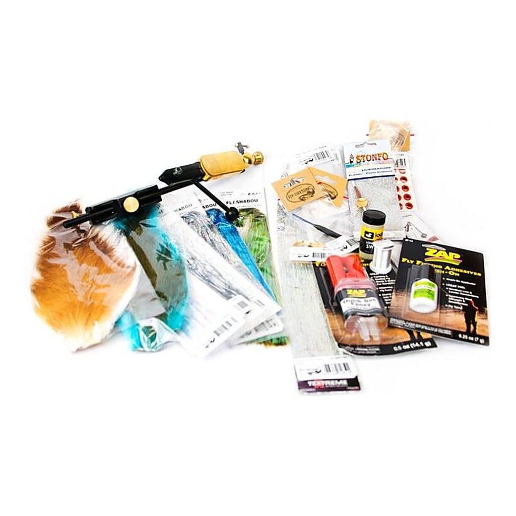 Bauers Pikefly Startup Kit i gruppen Krok & Småplock / Flugbindning / Flugbindningssatser hos Fishline (FD725)