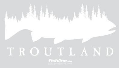 Fishline Troutland sticker i gruppen Övrigt / Klistermärken & Dekaler hos Fishline (FL-STICK-T-LAND)
