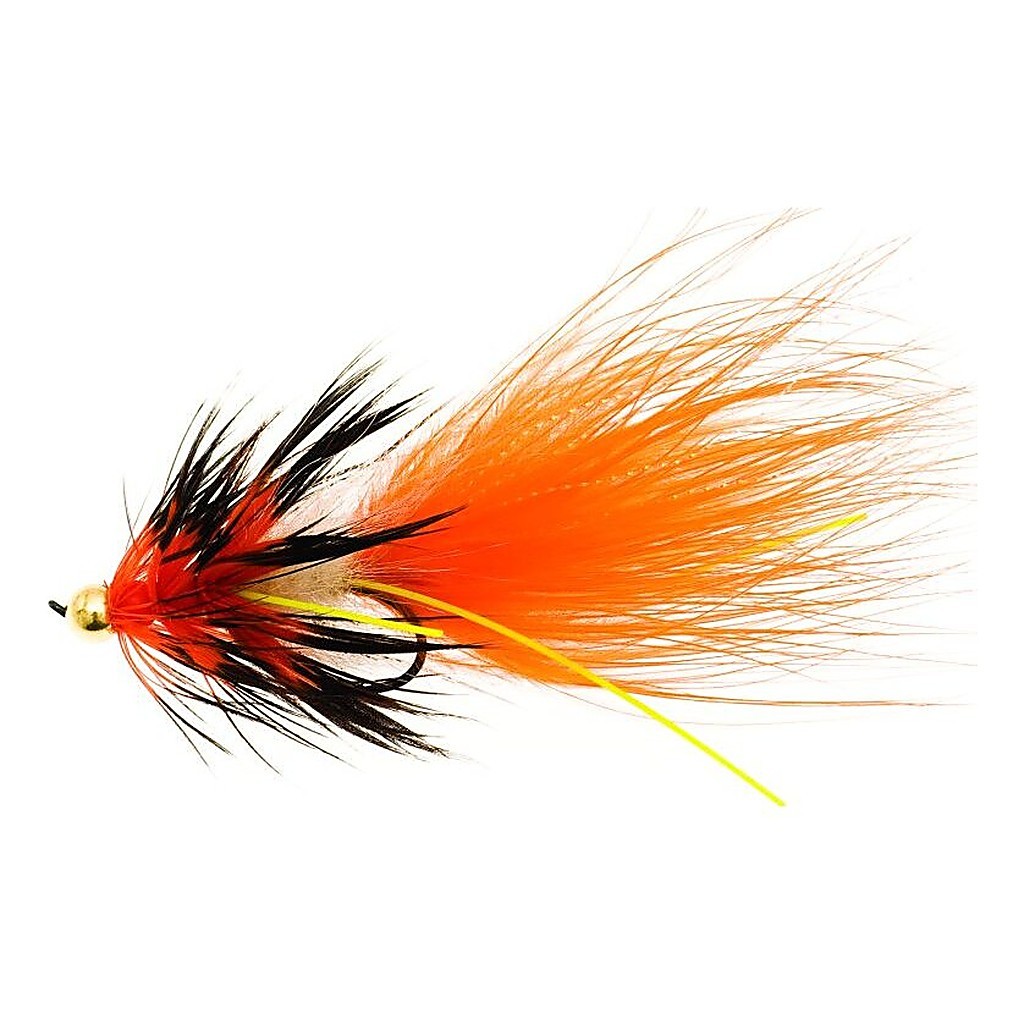 Mega Nobbler Orange/Black TMC 7989 #2 i gruppen Fiskedrag / Flugor / Streamers hos Fishline (FL00112)