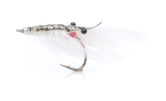 John Shrimp White Gamakatsu F314 #4 i gruppen Fiskedrag / Flugor / Kustflugor hos Fishline (FL00501)