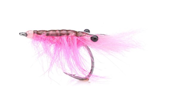 John Shrimp Hot Pink Gamakatsu F314 #4 i gruppen Fiskedrag / Flugor / Kustflugor hos Fishline (FL00503)