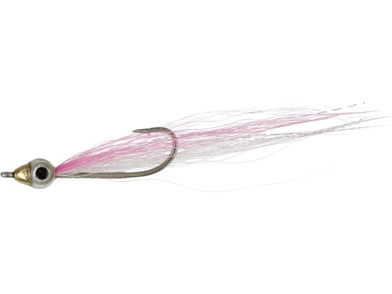 Jiggy Fly Pink/White TMC 9394 #6 i gruppen Fiskedrag / Flugor / Streamers hos Fishline (FL00641)