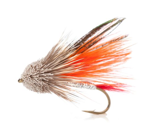 Muddler Orange Daiichi 1720 #8 i gruppen Fiskedrag / Flugor / Torrflugor hos Fishline (FL02023)
