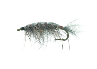 Tangloppe Grey TMC 200R #10 i gruppen Fiskedrag / Flugor / Kustflugor hos Fishline (FL10033)