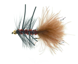 B.H. Rubber Leg Wooly Brown Daiichi 1720 #8 i gruppen Fiskedrag / Flugor / Streamers hos Fishline (FL20002)
