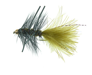 B.H. Rubber Leg Wooly Olive Daiichi 1720 #8 i gruppen Fiskedrag / Flugor / Streamers hos Fishline (FL20003)