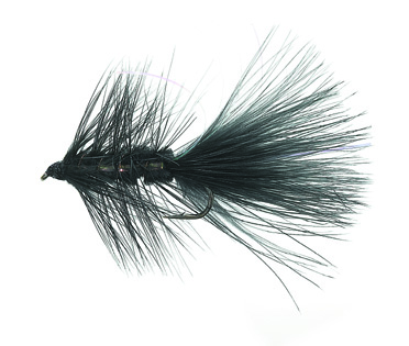 Flash a\' Bugger Black Daiichi 2220 #8 i gruppen Fiskedrag / Flugor / Streamers hos Fishline (FL20013)