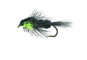 Montana Nymph Black/Fluo Green Daiichi 1710 #10 i gruppen Fiskedrag / Flugor / Nympher hos Fishline (FL22010)