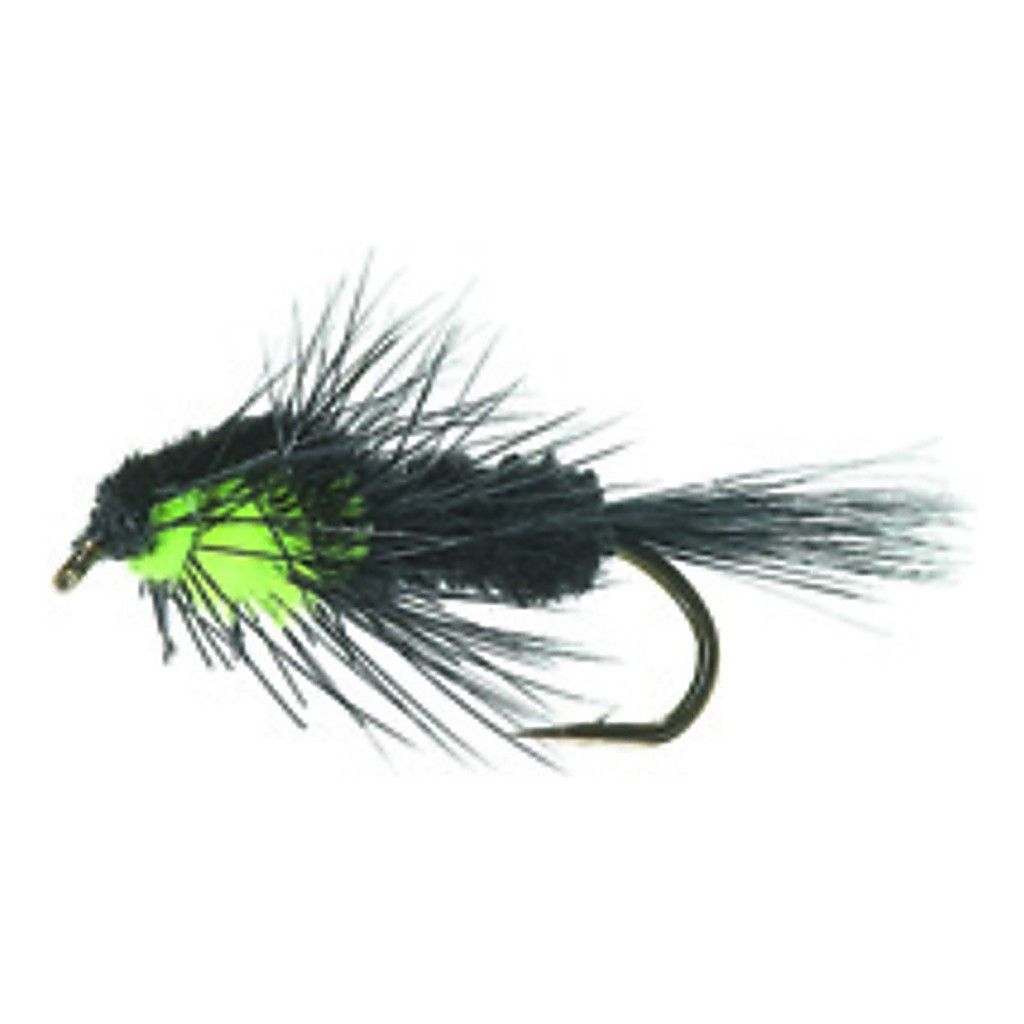 Montana Nymph Black/Fluo Green Daiichi 1710 #10 i gruppen Fiskedrag / Flugor / Nymfer hos Fishline (FL22010)